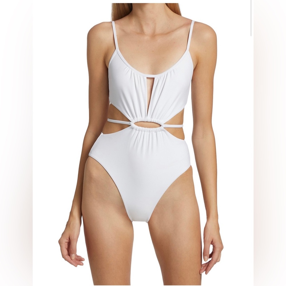 Jonathan Simkhai Genesis Cut Out One-Piece Swimsui
